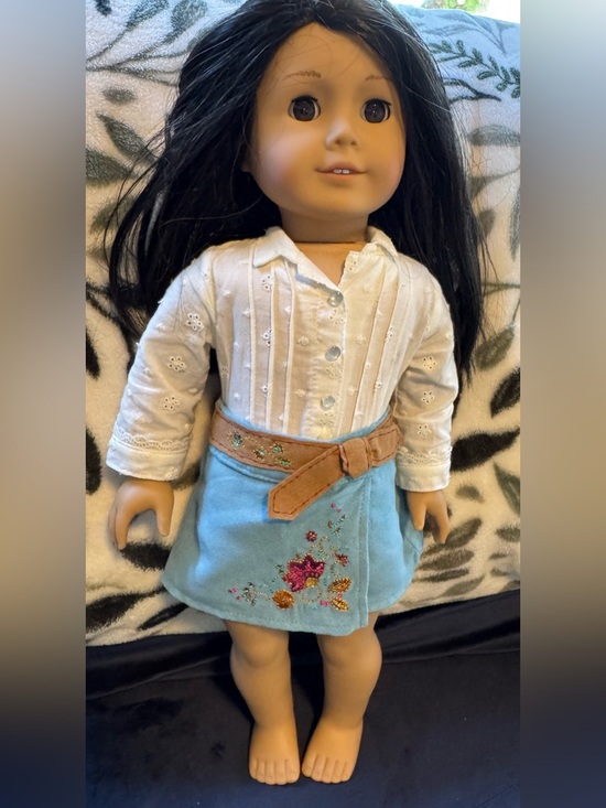 American Girl Other - Authentic American Girl GOTY 2007 Nicki Fleming Meet Shirt Skirt Outfit